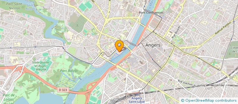 localisation de l'entreprise CCK CARMES à ANGERS