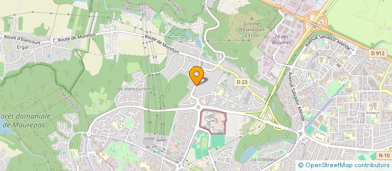 localisation de l'entreprise CCK HOLDING  ELANCOURT