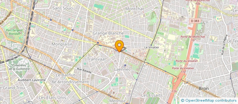 localisation de l'entreprise CCL  LYON