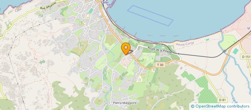 localisation de l'entreprise CCL à CALVI