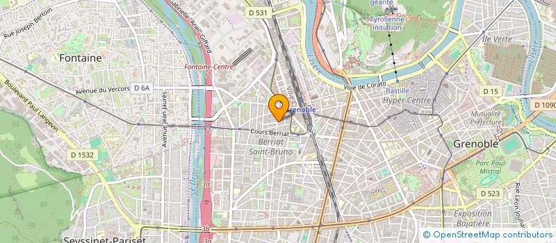 localisation de l'entreprise CCL AVOCATS  GRENOBLE