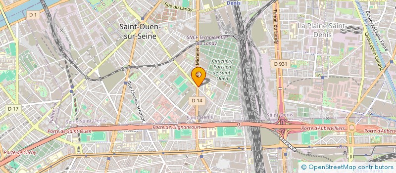 localisation de l'entreprise CCL BAB TOUMA à SAINT-OUEN-SUR-SEINE