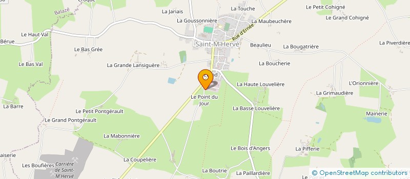 localisation de l'entreprise CCL CONSTRUCTION  SAINT M'HERVE