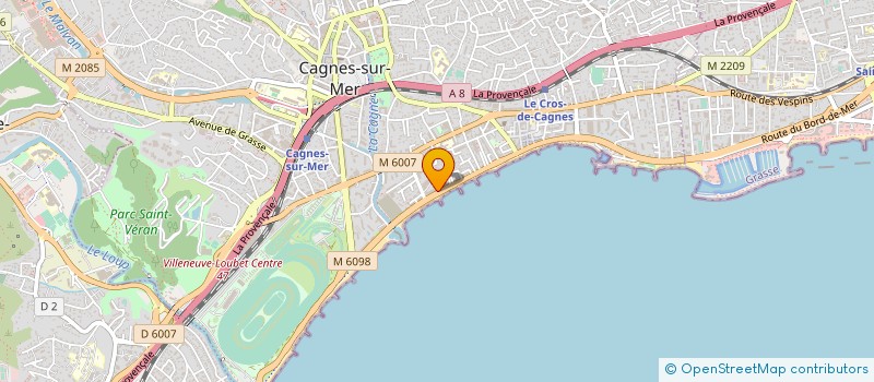 localisation de l'entreprise CCL COTE D'AZUR à CAGNES-SUR-MER