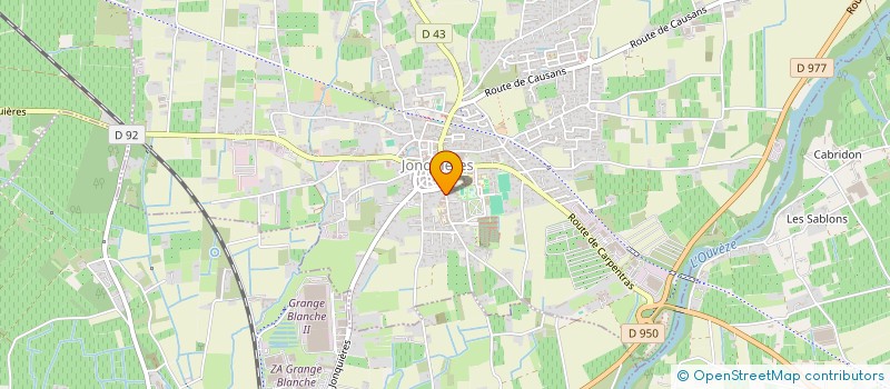 localisation de l'entreprise CCL ENTRAIGUES  JONQUIERES