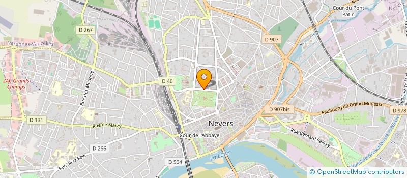 localisation de l'entreprise CCL HOTELS à NEVERS