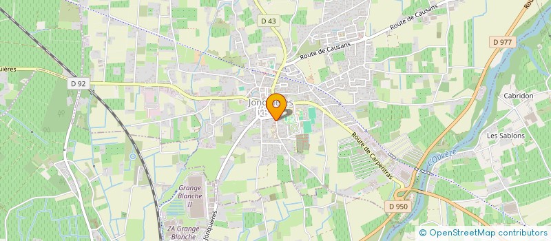 localisation de l'entreprise CCL JONQUIERES  JONQUIERES