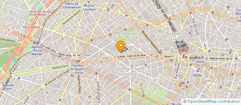 localisation de l'entreprise CCL PARIS MONCEAU  PARIS