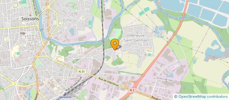 localisation de l'entreprise CCL PATRIMOINE  VILLENEUVE-SAINT-GERMAIN