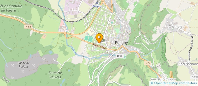 localisation de l'entreprise CCL SARL HOLDING à POLIGNY