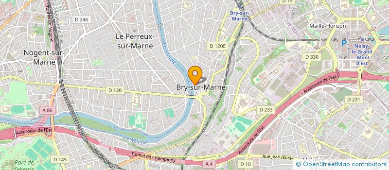 localisation de l'entreprise CCL SCI  BRY-SUR-MARNE