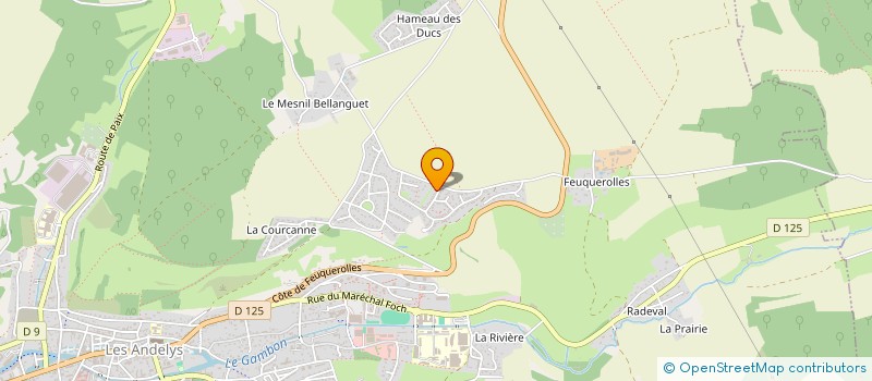 localisation de l'entreprise CCL SERVICES  LES ANDELYS