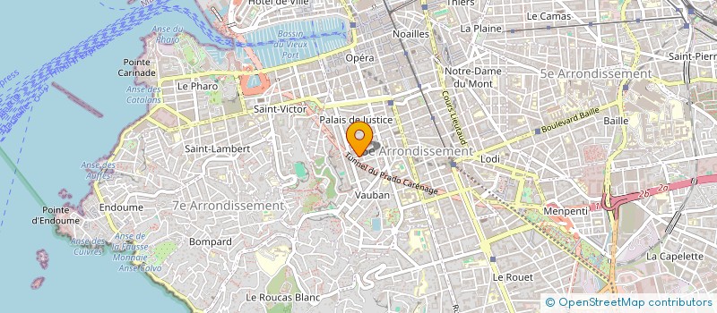 localisation de l'entreprise CCL TRANSPORTS à MARSEILLE