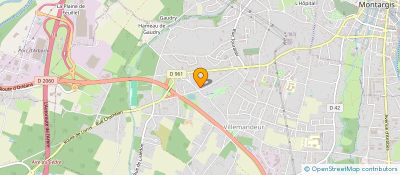localisation de l'entreprise CCLAD à VILLEMANDEUR