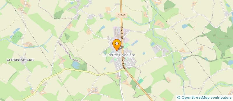 localisation de l'entreprise CCLB  LA PETITE-BOISSIERE