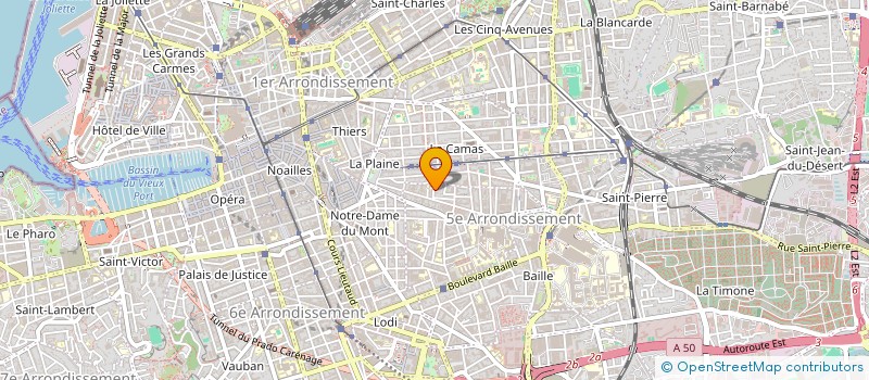 localisation de l'entreprise CCLC à MARSEILLE