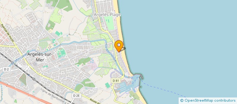 localisation de l'entreprise CCLGPP à ARGELES-SUR-MER