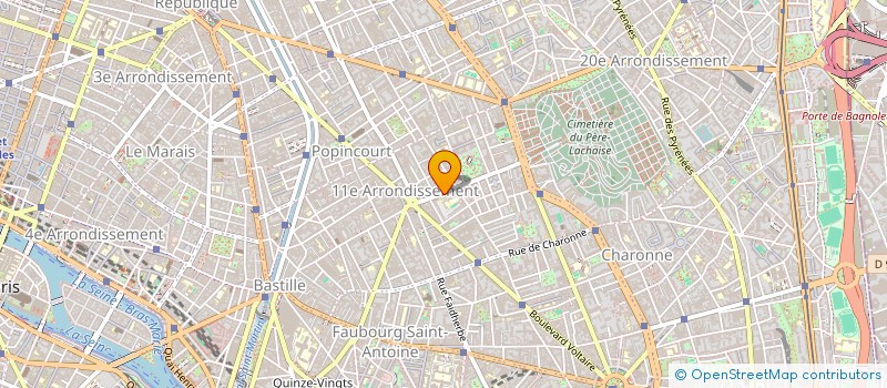 localisation de l'entreprise CCLR 3126  PARIS