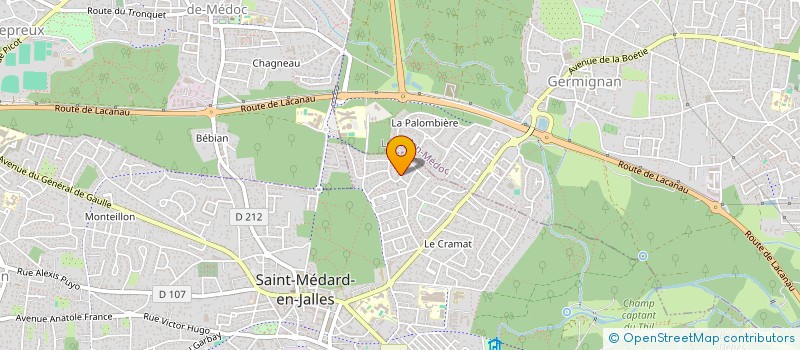 localisation de l'entreprise CCLT - CABINET CONSEIL LOGISTIQUE ET TRANSPORTS à SAINT-MEDARD-EN-JALLES
