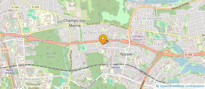 localisation de l'entreprise CCM  CHAMPS-SUR-MARNE