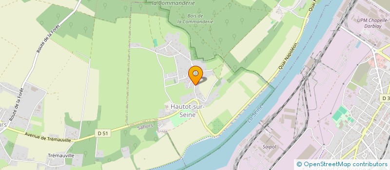 localisation de l'entreprise CCM  HAUTOT-SUR-SEINE