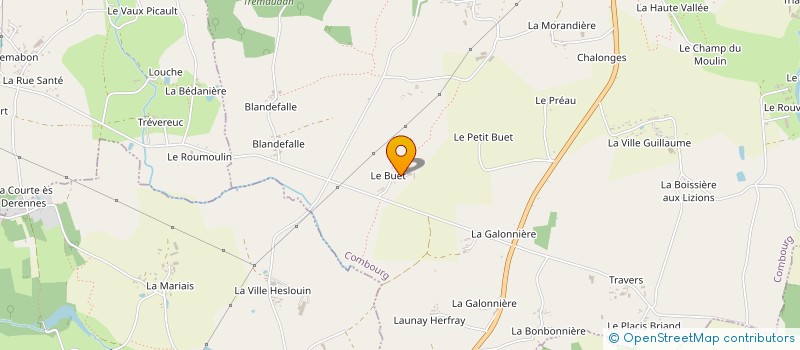 localisation de l'entreprise CCM  COMBOURG