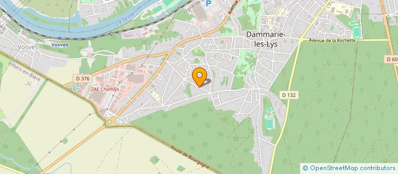 localisation de l'entreprise CCM à DAMMARIE-LES-LYS