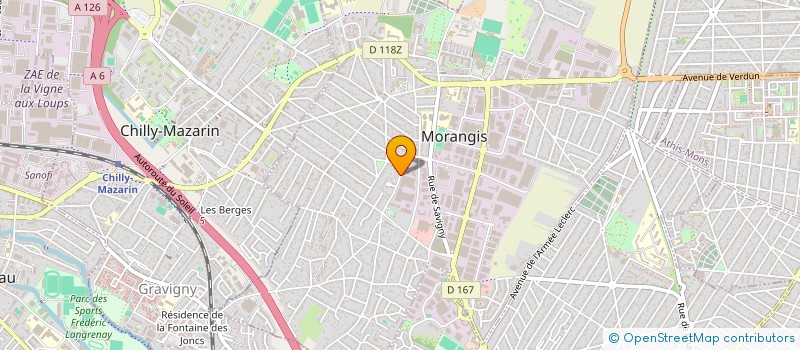 localisation de l'entreprise CCM ALU CONCEPT à MORANGIS