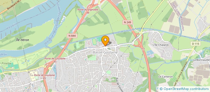 localisation de l'entreprise CCM BASSE ET HAUTE GOULAINE  BASSE-GOULAINE