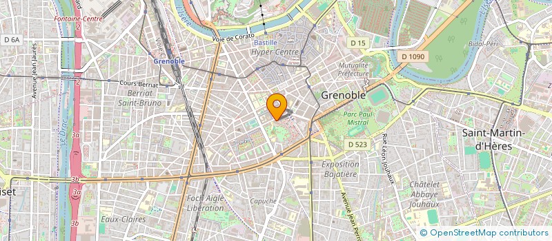 localisation de l'entreprise CCM CONSTRUCTION à GRENOBLE