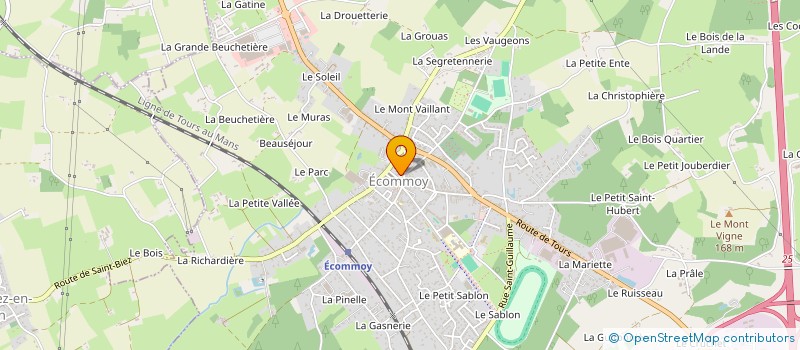 localisation de l'entreprise CCM DE NORD BERCE BELINOIS  ECOMMOY