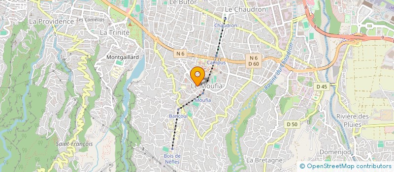 localisation de l'entreprise CCM DISTRIBUTION à SAINT-DENIS