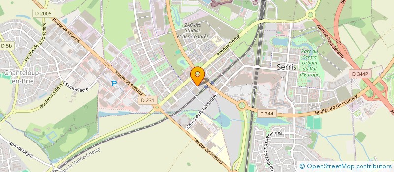 localisation de l'entreprise CCM DRIVING  MONTEVRAIN