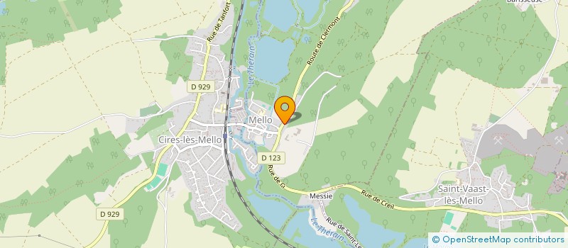 localisation de l'entreprise CCM ENERGIE  MELLO