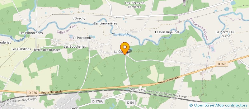 localisation de l'entreprise CCM INVEST  SELLES-SUR-CHER