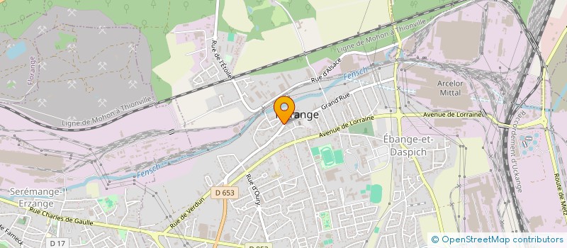 localisation de l'entreprise CCM RIVES DE MOSELLE  FLORANGE