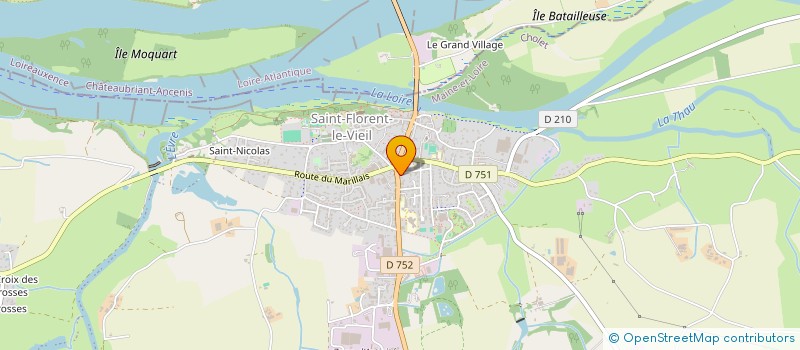 localisation de l'entreprise CCM ST FLORENT LE VIEIL à MAUGES-SUR-LOIRE