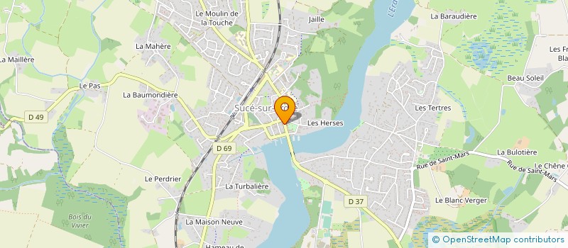 localisation de l'entreprise CCM SUCE SUR ERDRE  SUCE-SUR-ERDRE