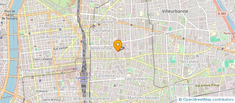 localisation de l'entreprise CCM TRANSPORTS  VILLEURBANNE