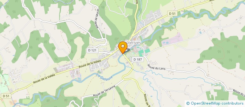 localisation de l'entreprise CCM WASHING  HAUTERIVES