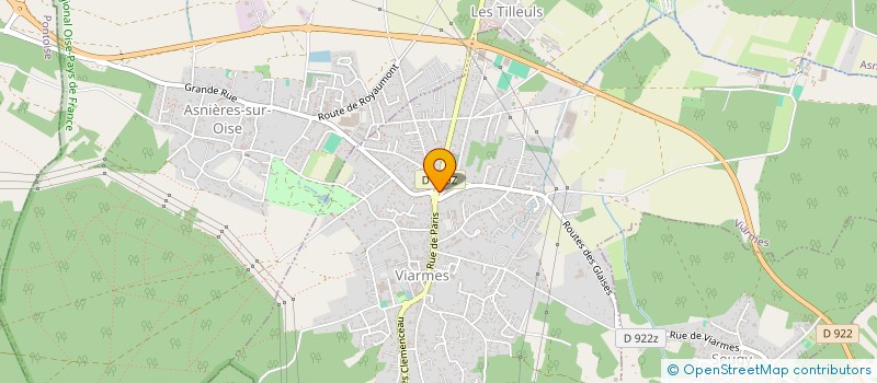 localisation de l'entreprise CCMA  VIARMES