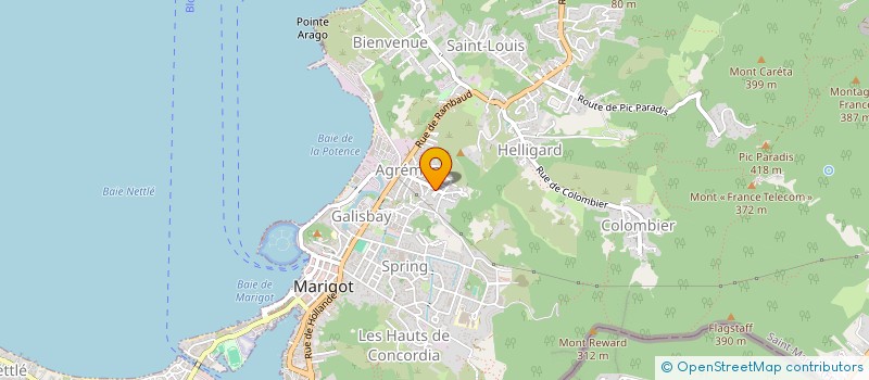 localisation de l'entreprise CCMA à SAINT-MARTIN