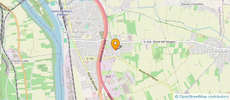 localisation de l'entreprise CCMB  SAINT-RAMBERT-D'ALBON