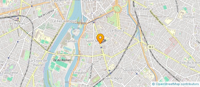 localisation de l'entreprise CCMF - CENTRE COMPARATIF DES MUTUELLES DE FRANCE  ESCATALENS