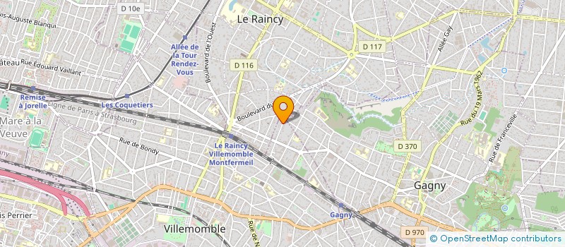 localisation de l'entreprise CCMG à VILLEMOMBLE
