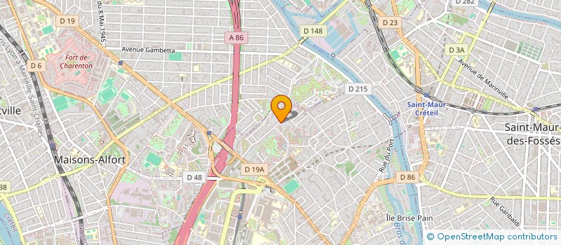 localisation de l'entreprise CCMGED à CRETEIL
