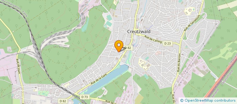 localisation de l'entreprise CCMH  CREUTZWALD