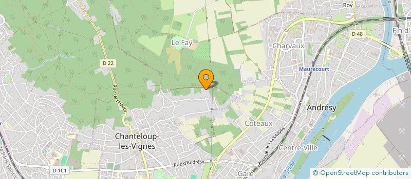 localisation de l'entreprise CCMIJ  CARRIERES SOUS POISSY