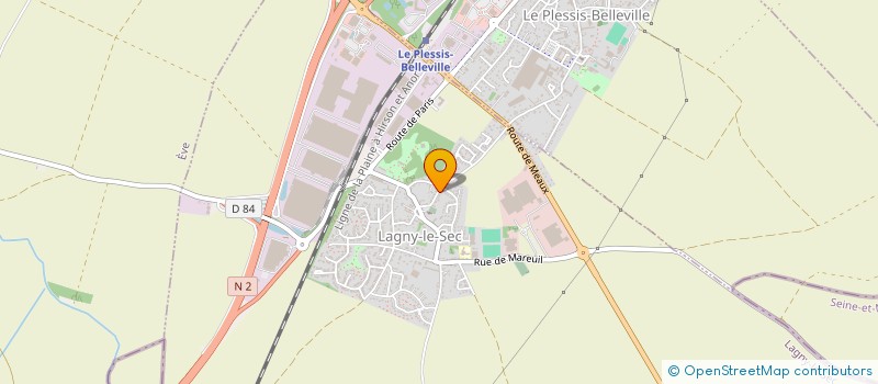 localisation de l'entreprise CCMK  LAGNY-LE-SEC