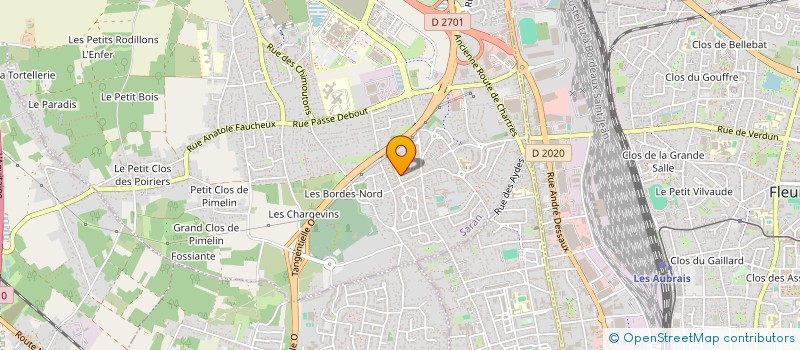 localisation de l'entreprise CCML  SARAN